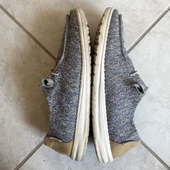 Hey Dude Wendy‎ Women Sz 8  Loafers Grey Slip On - Picture 7 of 12